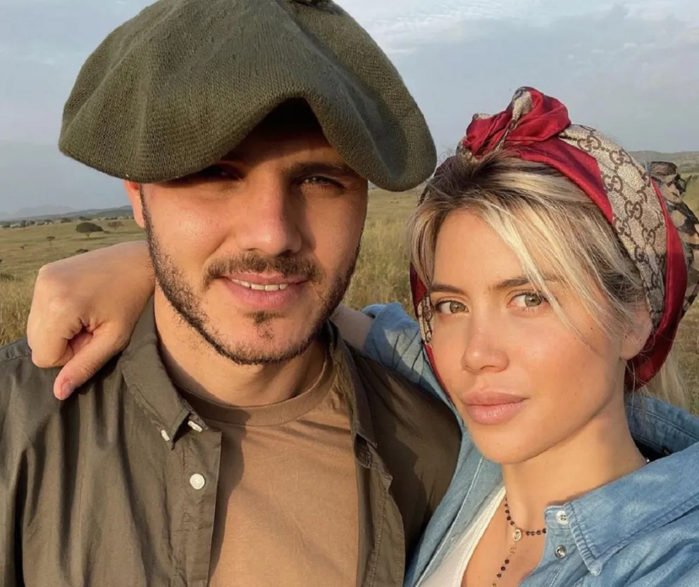 Wanda Nara y una declaración de amor a Mauro Icardi en sus lujosas vacaciones por África