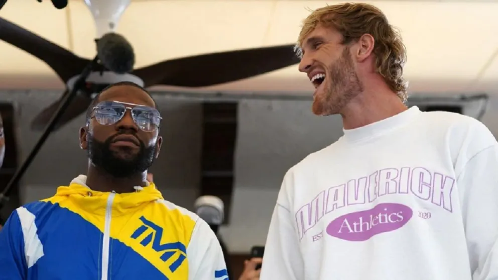 Floyd Mayweather y Logan Paul Fuente:(Instagram)