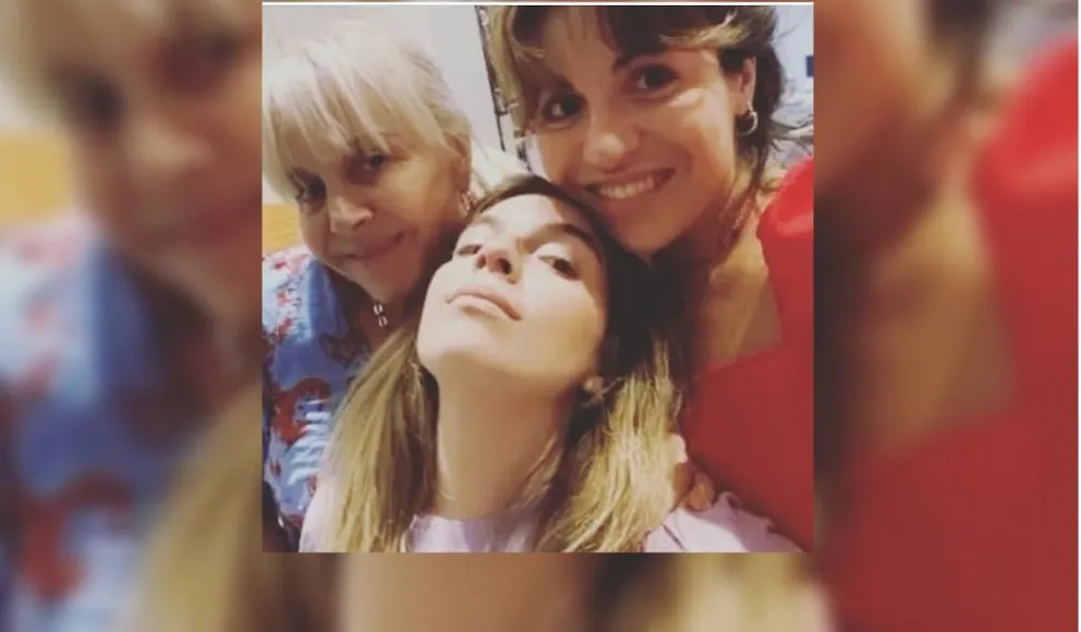 Claudia Villafañe, Dalma y Gianinna Maradona. Fuente (Instagram)