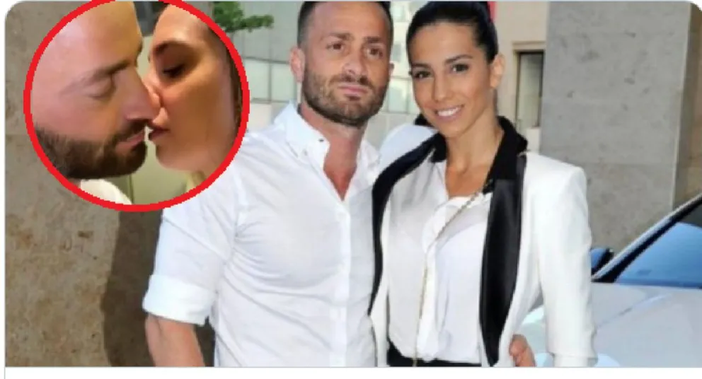 Cinthia Fernández y Martín Baclini. Fuente (Twitter)