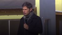 "Tarados": Axel Kicillof desencajado en medio de un discurso que quedó filmado