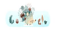 Llegó el solsticio de invierno y Google le dedicó un simpático doodle