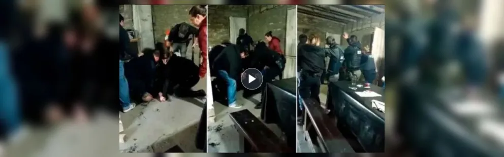 |TERRIBLE VIDEO| "¡No me llevan vivo!": sangriento allanamiento terminó de la peor forma