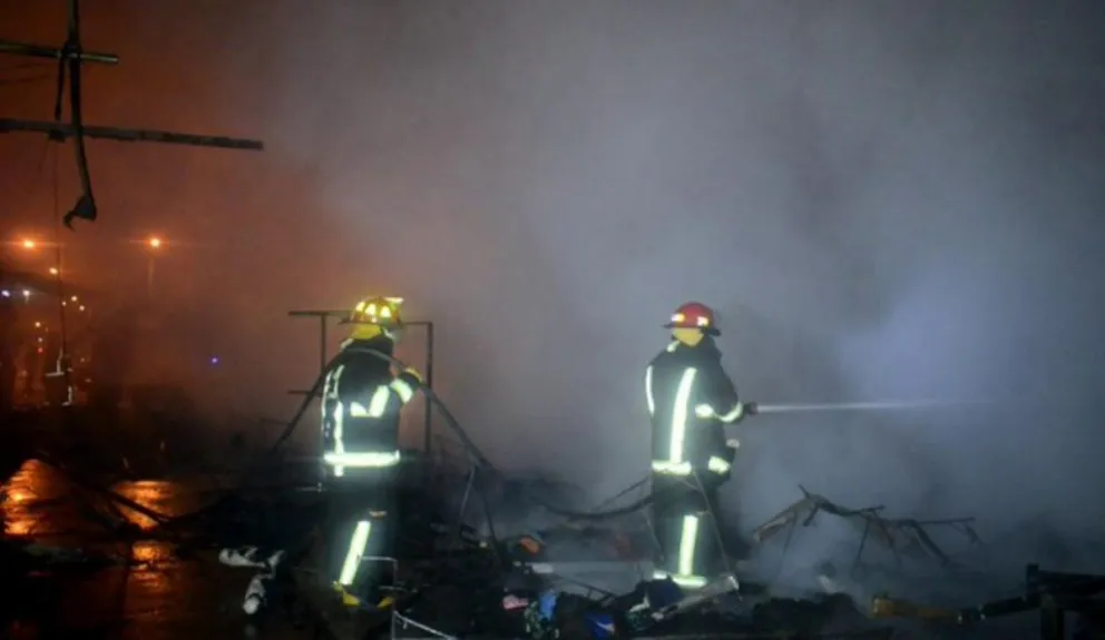 Incendio en La Bora. Fuente: (Twitter)