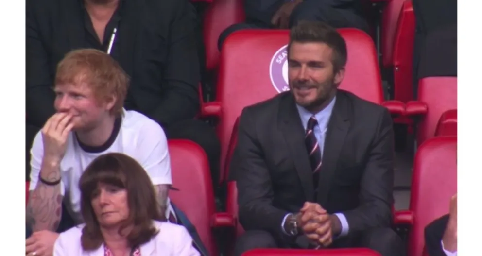 David Beckham y Ed Sheeran revolucionaron todo: el evento que unió a las estrellas en el mismo espacio 