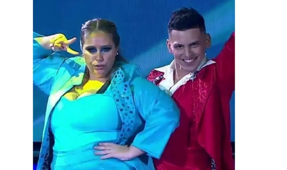 Mar Tarrés y su bailarín. Fuente (Instagram)