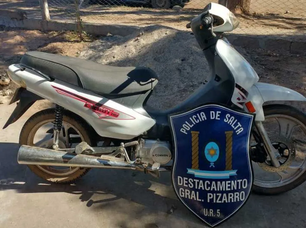 El robo de una moto terminó como nadie imaginaba en General Pizarro