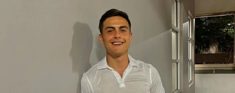 Paulo Dybala de fiesta en Miami: conoció a uno de sus ídolos en el futbol y emocionó a todos con su palabra