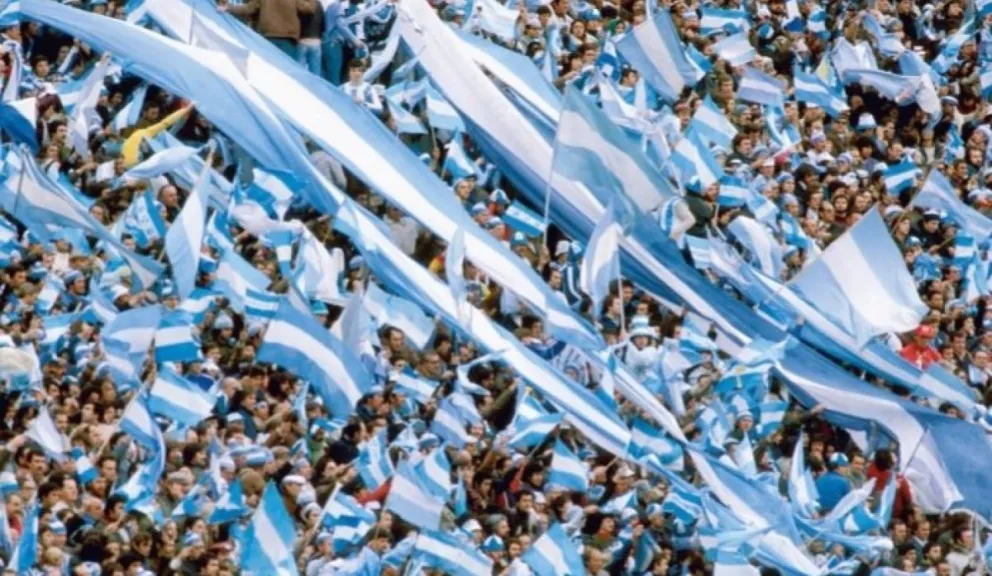 Hinchada argentina. Fuente: (Twitter)