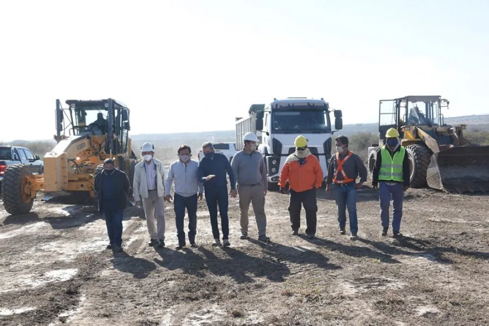 Sáenz supervisó el inicio de obras de la Circunvalación Noroeste