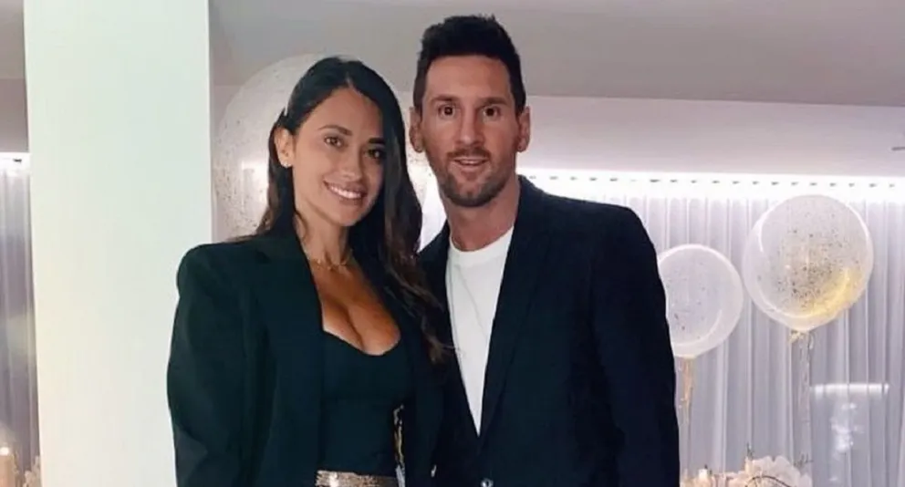 Messi y Antonela