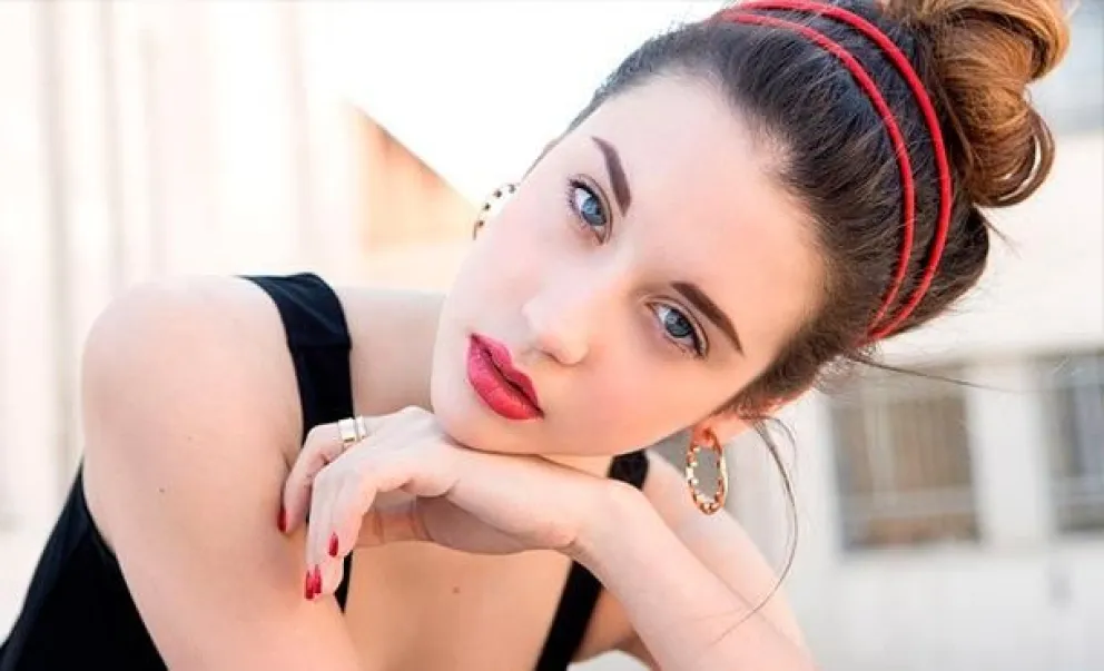 María Pedraza se abrió de piernas y subió esta fotografía a sus redes sociales  