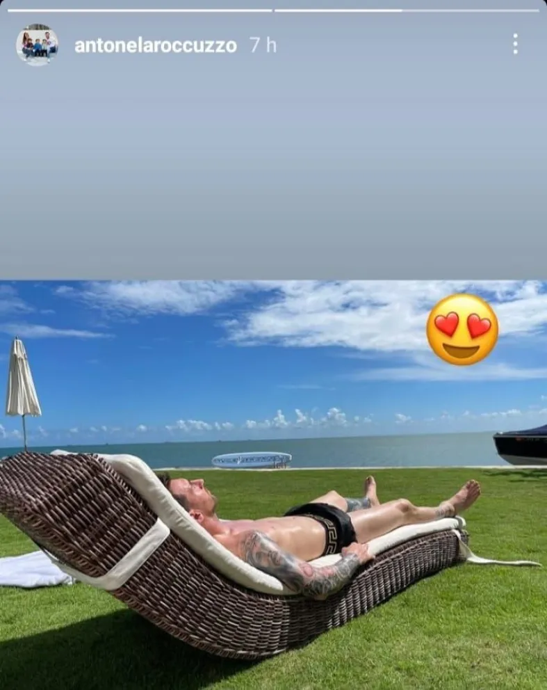 Las vacaciones soñadas de Lionel Messi y Antonella Rocuzzo: Aquí las primeras imágenes.