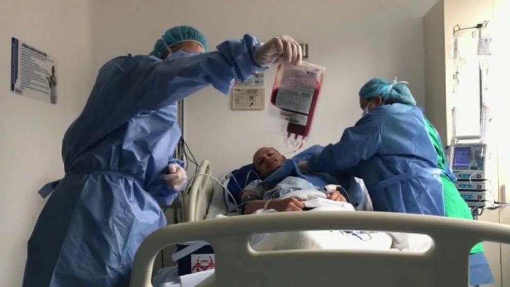 Donación de médula ósea. Fuente: (Twitter)