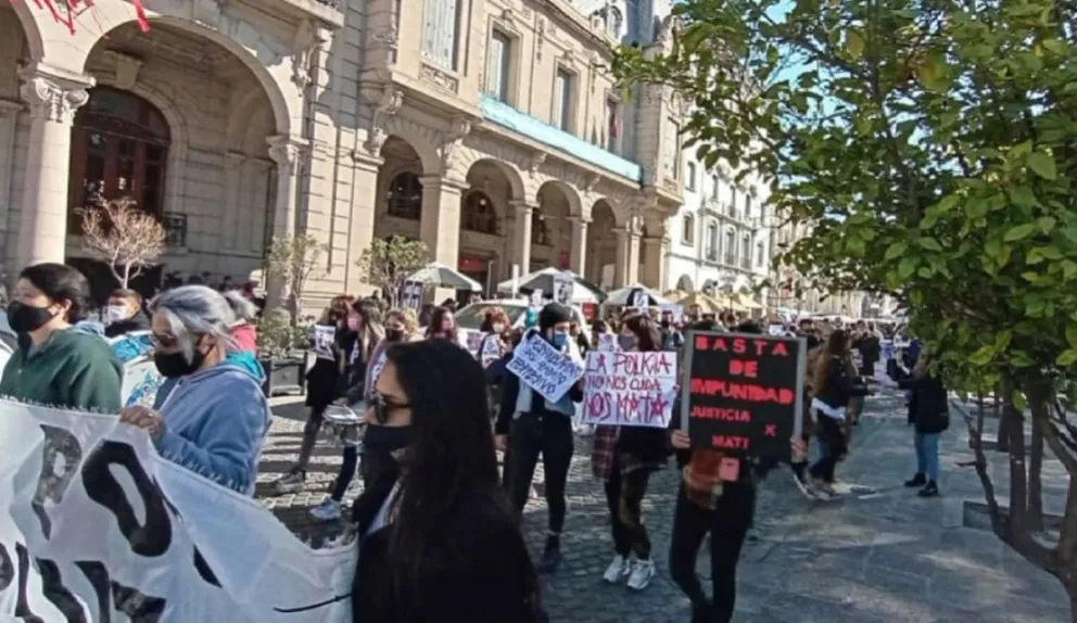 Marcha por Matías Ruiz. Fuente: (Twitter)